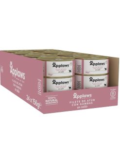 Applaws Atún con Gambas en Caldocaja completa 156 gr