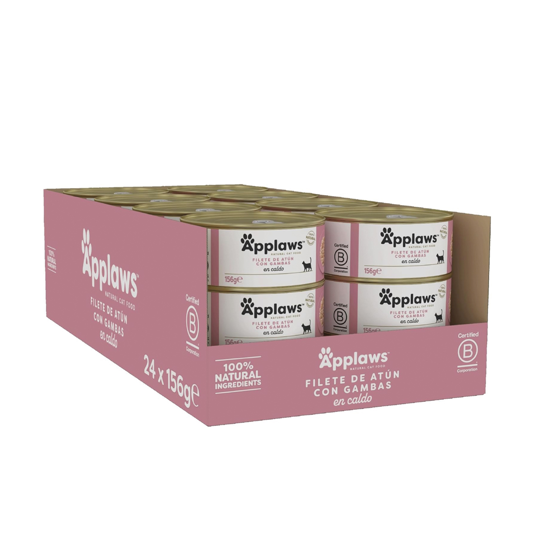 Applaws Atún con Gambas en Caldocaja completa 156 gr Applaws Atún con Gambas en Caldocaja completa 156 gr
