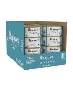 Applaws filetes de atún en caldo 70 gr caja completa