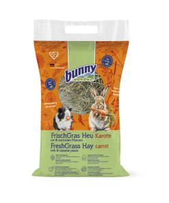 Bunny Nature Heno Fresco con Zanahoria, para conejos y roedores