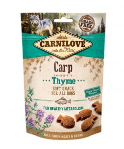 Carnilove - Snacks de Carpa con Tomillo Semihúmedos Funcionales