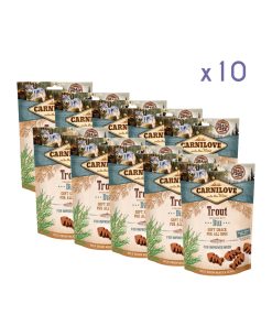 Carnilove Snacks de Trucha con Eneldo Semihúmedos pack ahorro
