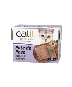 PELUCHOS-MASCOTAS-CATIT-CUISINE-PATÉ-DE-PAVO-CON-POLLO-Y-JAMÓN