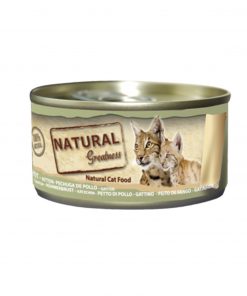 PELUCHOS MASCOTAS NATURAL GREATNESS CLASSIC PECHUGA DE POLLO PARA GATITO Y GATO ADULTO
