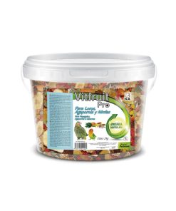 PELUCHOS-MASCOTAS-VIT-FRUIT-PRO-LOROS,-AGAPORNIS-Y-NINFAS