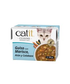 PELUCHOS-MASCOTAS-CATIT-CUISINE-GUISO-DE-MARICOS,-ATÚN-Y-CALABAZA