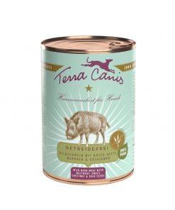 PELUCHOS MASCOTAS - TERRA CANIS - JABALÍ CON CASTAÑA, REMOLACHA Y CHÍA GRAIN FREE - 1