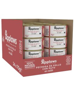 Applaws Pollo con Pato en Caldo 70 gr caja completa