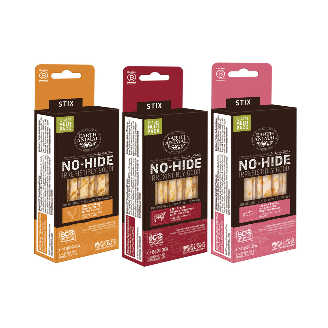 Earth Animal - Sticks No-Hide xs Earth Animal - Sticks No-Hide xs snacks naturales para perro