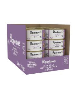 Applaws Caballa y Sardina en caldo pack ahorro caja completa
