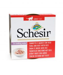 PELUCHOS-MASCOTAS-SCHESIR-ATÚN-CON-BUEY-GATO-ADULTO-1