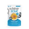 Schesir Sopa de Atún con Calamares, alimento húmedo complementario para gatos
