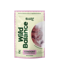 Wild Balance Menú de Cordero con verduras frescas, dieta natural barf para perros