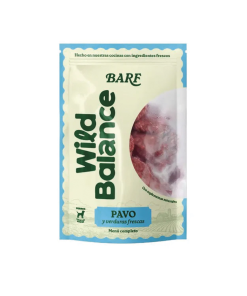 Wild Balance Menú de Pavo con verduras frescas, dieta natural barf para perros