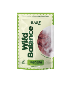 Wild Balance Menú de Ternera con verduras frescas, dieta natural barf para perros