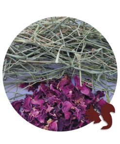 PELUCHOS-MASCOTAS-HERRE-HENO-DE-FESTUCA-CON-PÉTALOS-DE-ROSA-DETALLE