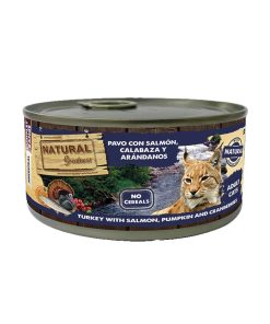 PELUCHOS-MASCOTAS-NATURAL-GREATNESS-PAVO-CON-SALMÓN,-CALABAZA-Y-ARÁNDANOS