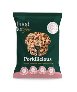 Food for Joe Porkilicious, menú de dieta natural cocinada para perros