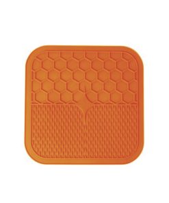 PELUCHOS-MASCOTAS-LECCA-MAT-ALFOMBRILLA-PARA-LAMER-NARANJA