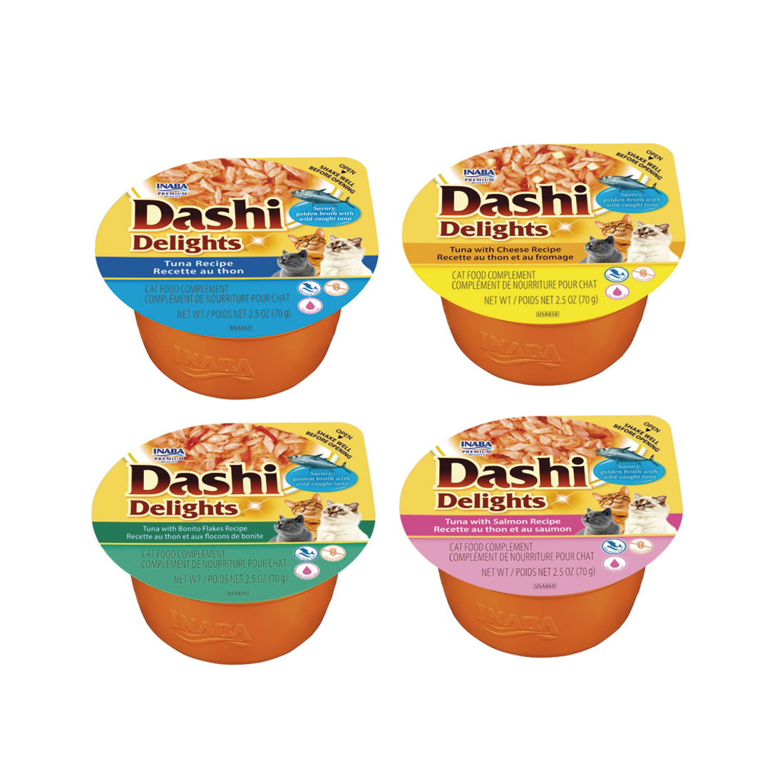 Multipack Ciao Dashi Delight atúnn Multipack Ciao Dashi Delight atún, alimento húmedo complementario para gatos