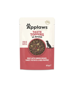 Applaws Taste Topper Ternera con Judías Verdes y Batata en Salsa para perros