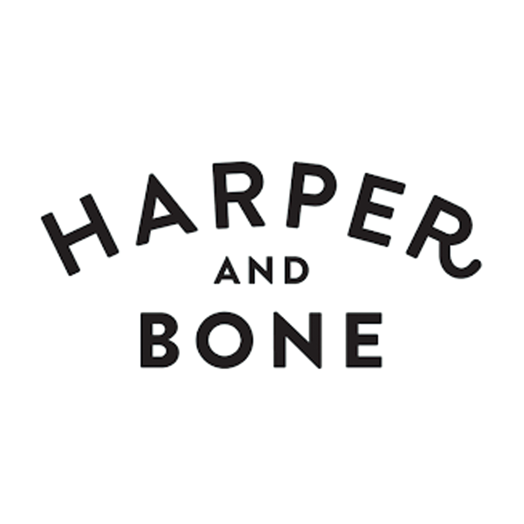 Logotipo de la marca Harper and Bone, alimentación para perros y gatos