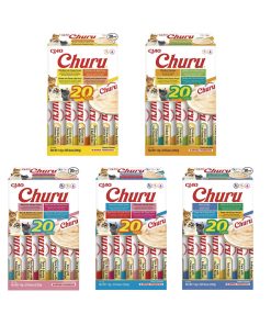 PELUCHOS-MASCOTAS-INABA-CHURU-PACK-20-UDS-SABORES