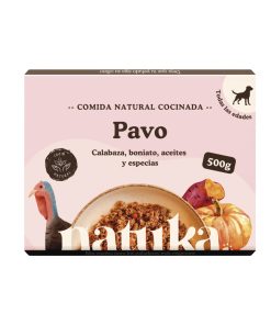 PELUCHOS-MASCOTAS-NATUKA-MENÚ-NATURAL-COCINADO-DE-PAVO-PARA-PERRO