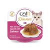 Alimento húmedo para gatos receta de pescado con capa de salmón de la marca catit