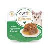 Alimento húmedo para gatos, receta de pollo con salmón de la marca Catit