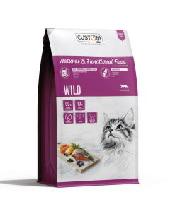 Pienso para gato adulto de la marca Custom, receta Wild cat
