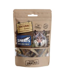 Snack natural de espadines deshidratados para perros y gatos de Natural Greatness