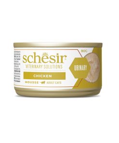 receta veterinaria para gatos con problemas urinarios de la marca Schesir, receta de mousse de pollo