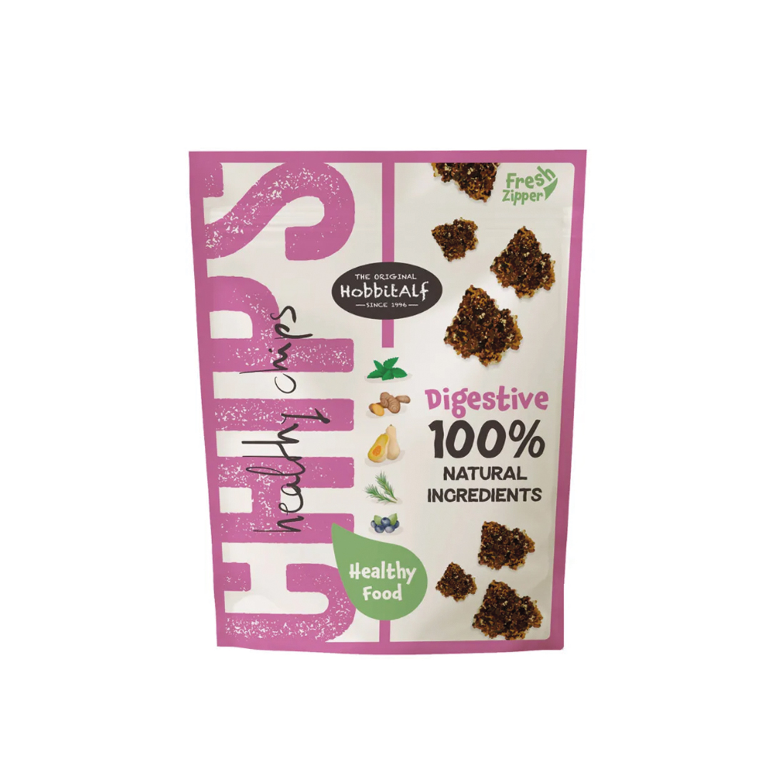 Hobbit Alf Healthy chips Digestive Hobbit Alf Healthy chips Digestive, snacks naturales funcionales para perros
