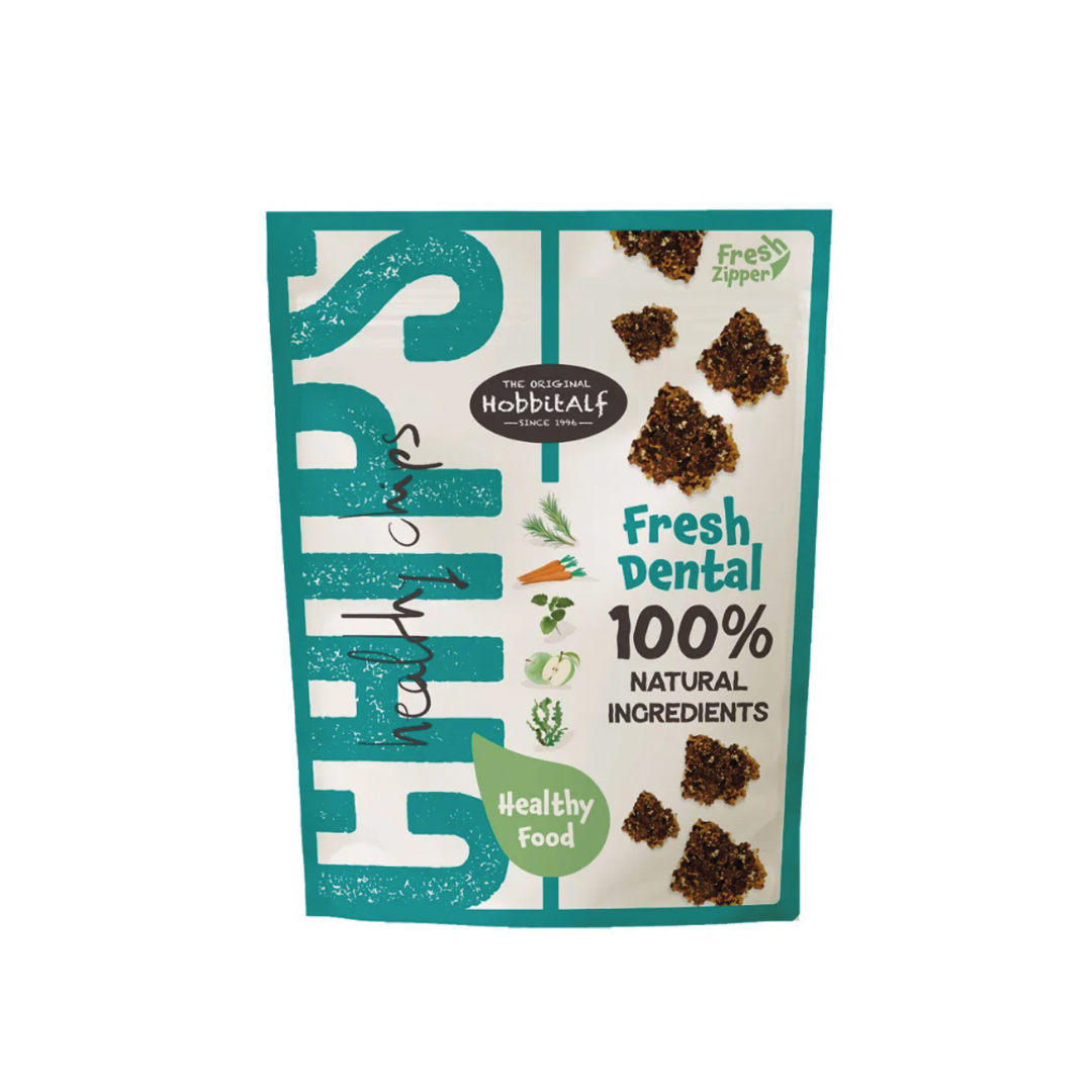 Hobbit Alf Healthy chips Fresh dental Hobbit Alf Healthy chips Fresh dental, snacks naturales funcionales para perro