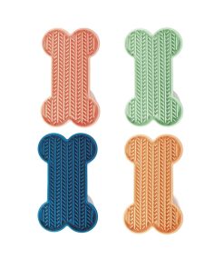 Martin Sellier Alfombrilla de lamido Hueso para perros y gatos