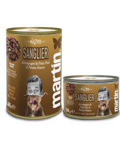 Martin Guiso de Jabalí con guisantes y batatas. Les Mijotes - alimento húmedo completo para perros