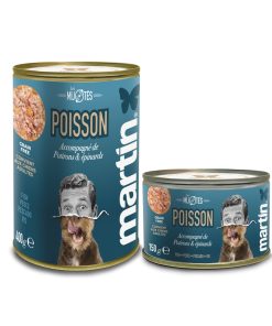 Martin Guiso de Pescado con patatas y espinacas. Les Mijotes - alimento húmedo completo para perros