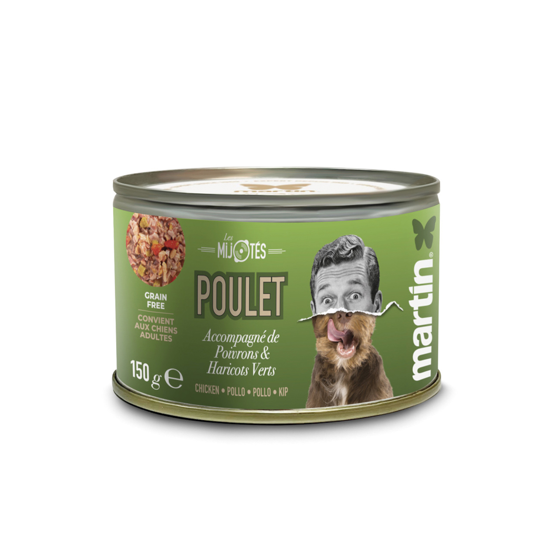 Martin Guiso de Pollo con pimientos y judías 150 gr Martin Guiso de Pollo con pimientos y judías 150 gr Les Mijotes