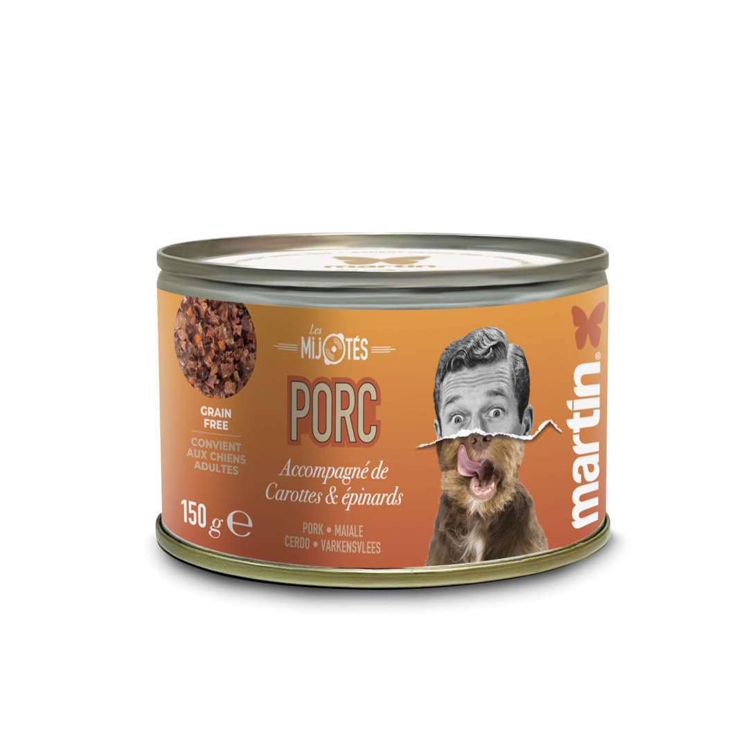 Martin Guiso de cerdo con zanahorias y espinacas 150 gr Martin Guiso de cerdo con zanahorias y espinacas 150 gr Les Mijotes