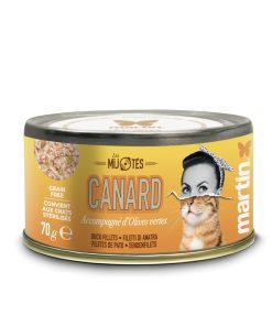 Martin Guiso de pato con aceitunas. Les Mijotes - alimento húmedo completo para gatos