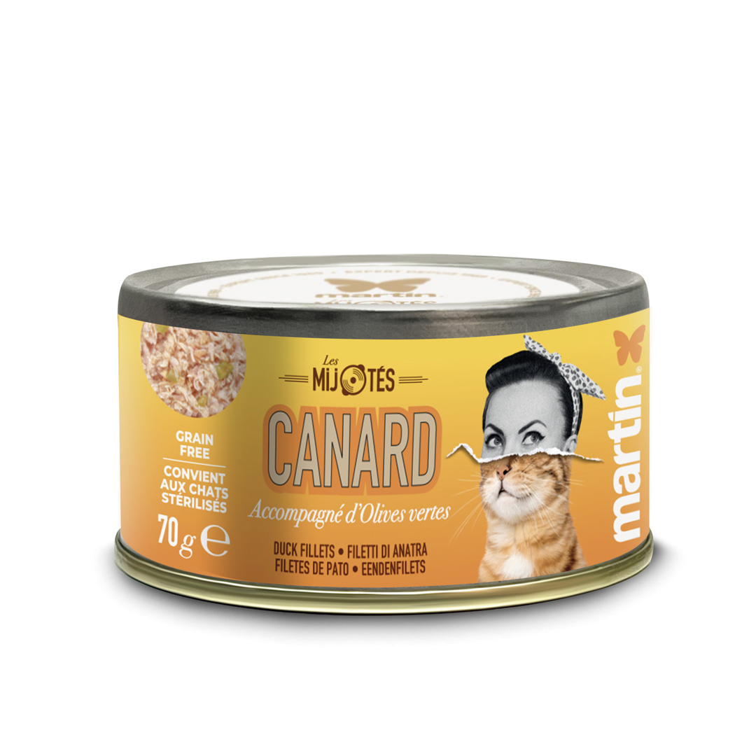 Martin Guiso de pato con aceitunas Martin Guiso de pato con aceitunas. Les Mijotes - alimento húmedo completo para gatos