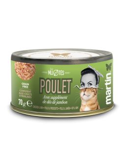 Martin Guiso de pollo con jamón. Les Mijotes - alimento húmedo completo para gatos