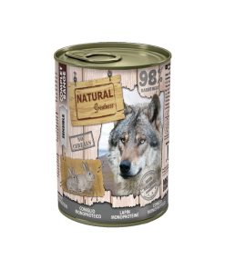 Natural Greatness Receta de Conejo Monoproteica, alimento húmedo completo para perros