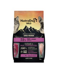 Nutradog Wild Pienso Semihúmedo Pato y Pescado para perros adultos