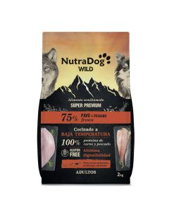 Nutradog Wild Pienso Semihúmedo Pavo y Pescado para perros adultos