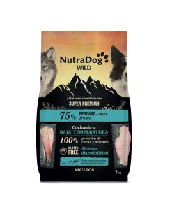 Nutradog Wild Pienso Semihúmedo Pescado y Pollo para perros adultos