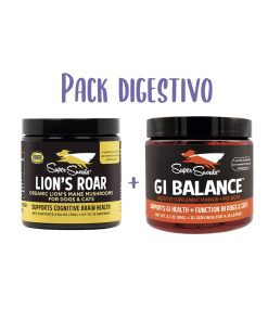 Pack Digestivo para perros y gatos, a base de dos suplementos digestivos