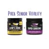 Pack Senior Vitality para perros y gatos, a bse de suplementos de hongos medicinales naturales