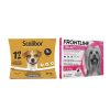 Pack oferta antiparasitario para perro con collar scalibor 48 y pipetas frontline de 2 a 5 kg de peso
